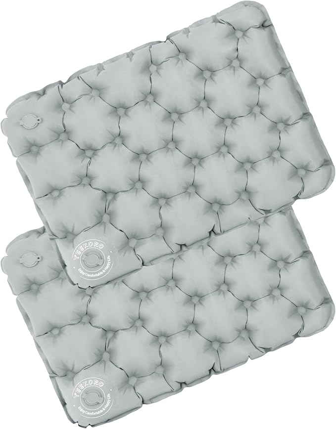 Inflatable Seat Cushion, Porous Design Sitting Pad, Air Seat Cushion, Portable Seat Cushions for Airplane Wheelchair Office Camping by YEEKORO