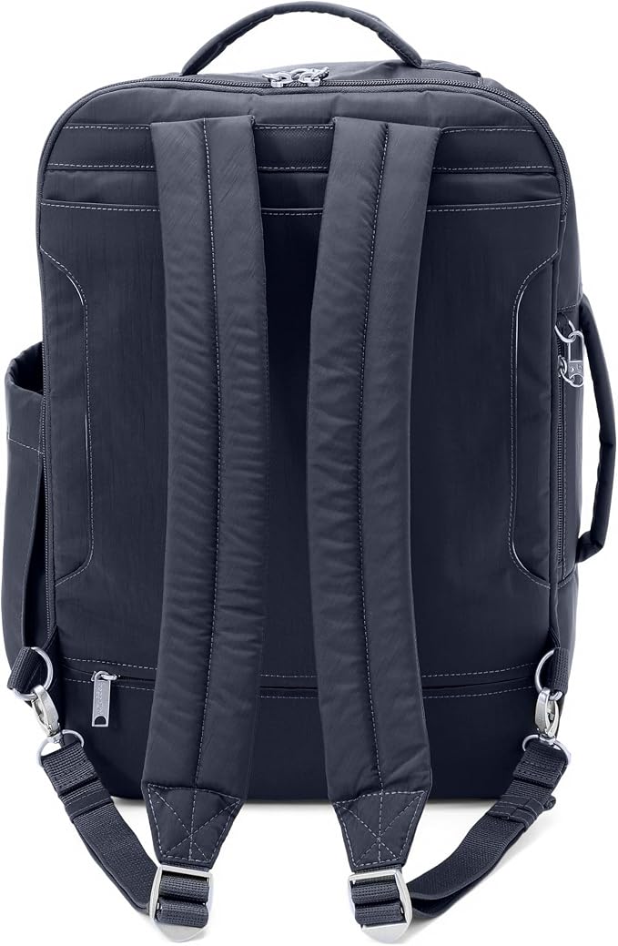 Securtex® Classic Anti-Theft Convertible Travel Backpack - 11x17” Carry-On, Fits 16” Laptop, Locking Zippers, Expandable - Image 3