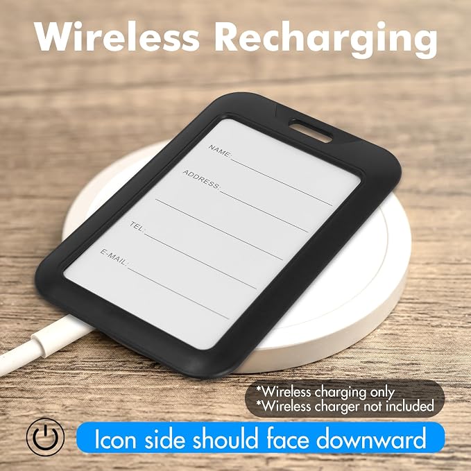 Hidden Luggage Tracker for iPhone, Apple Find My Luggage Tag | Wireless Rechargeable Suitcase Tracker & Luggage Locator, Waterproof Travel Tag for Checked Bags and Backpacks - Image 5