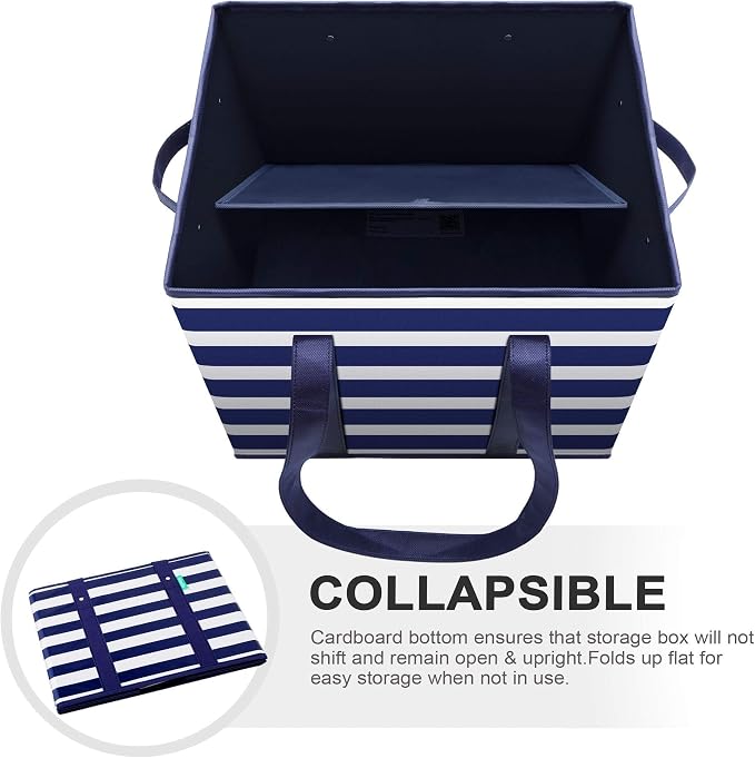 Reusable Grocery Bags 2 Pack, Foldable & Water Resistant Shopping Bags | Large Grocery Tote Bag Water Resistant Shopping Bags Foldable Grocery Bag for Clothes,Shoes and Picnic - Image 5