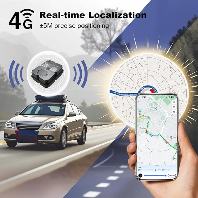 GPS Tracker for Vehichles, up to 7 Months Long Battery Life, Subscription Needed, Real Time Tracking, Unlimited Distance, Strong Magnetic,IP67 Waterproof 4G Tracker Device for Vehicles Cars Motorcycle - Image 5