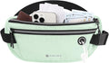 Slim Running Belt for Women Men Runners Fanny Packs With Phone Holder Hidden Pockets Exercise Waist Bag for Marathon Workout by Unknown