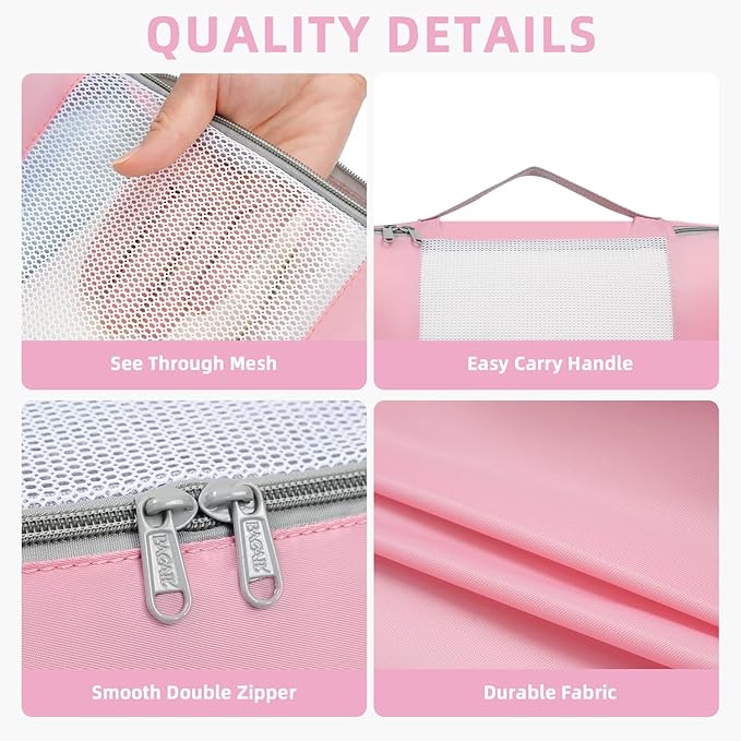 BAGAIL 6 Set/8 Set/10 Set Packing Cubes Various Sizes Packing Organizer for Travel Accessories Luggage Carry On Suitcase - Image 4