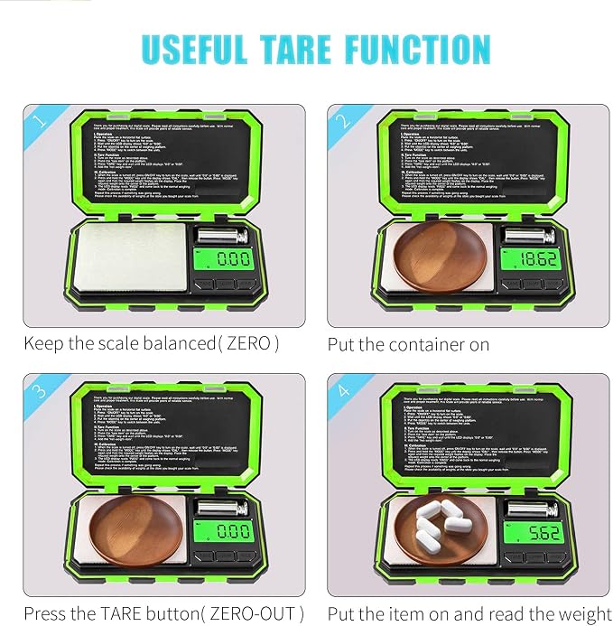 Fuzion Digital Pocket Scale, 200g x 0.01g Gram Scale High Precision | Mini Jewelry Scale with 50g Calibration Weight, 6 Units Ounces Grains, Tare Function for Jewelry, Coin, Powder, Food - Image 6