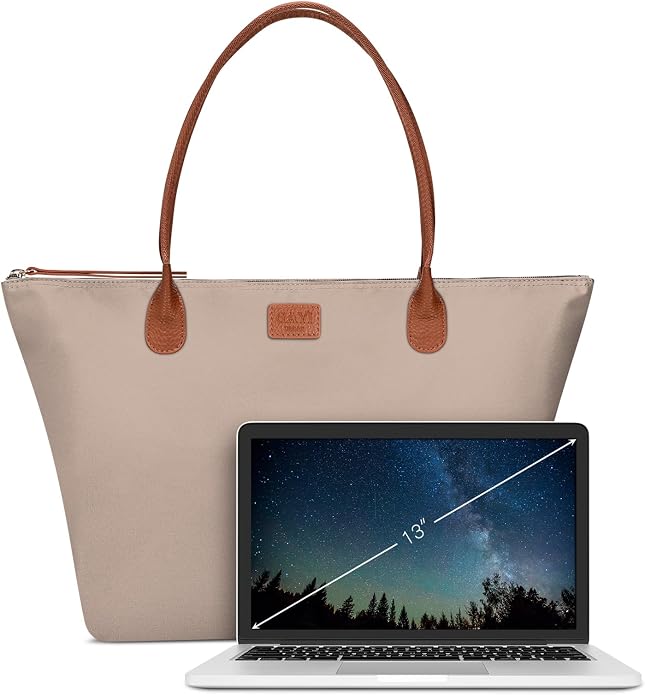 GAYI URBAN Nylon Tote Bag for Women, Large Foldable Weekend Hobo Purses for Women, Shoulder Tote Handbags with Zipper | Nylon - Image 2