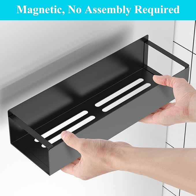 HuggieGems Metal Magnetic Water Bottle Holder for Refrigerator, Cup Holder Organizer for Stanley and Tumbler for Kitchen, 4 Pack, Jet Black - Image 3