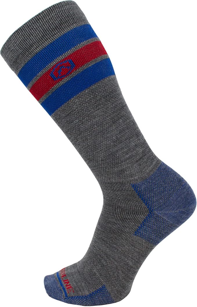CloudLine - Merino Wool Graduated Compression Socks for Men and Women - Ultralight, Moisture Wicking, Made in USA - 1 Pair - Image 3