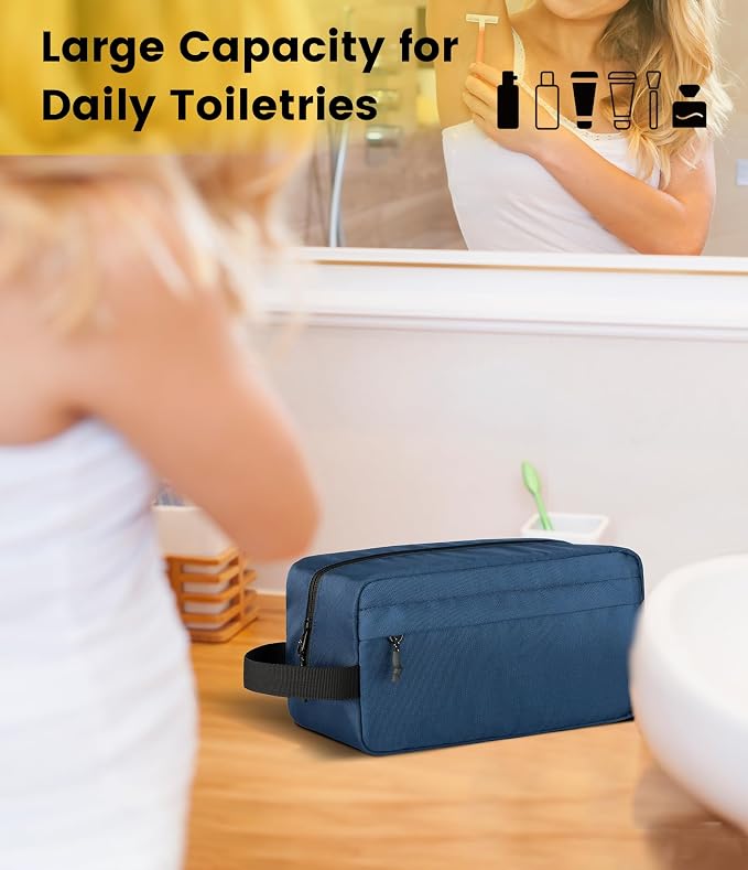 Vorspack Water Resistant Travel Toiletry Bag for Men Women | Travel Bag for Toiletries, Large Capacity, Organized Compartment, Travel Essentials, Suitable for Shaving, Makeup, Cosmetics - Image 6