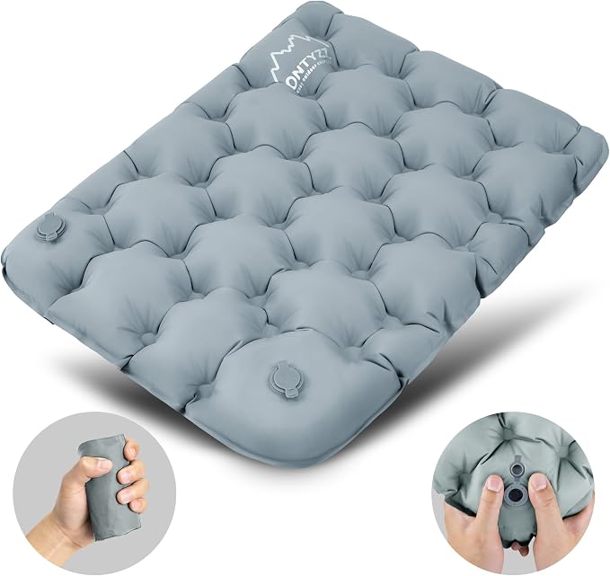 Inflatable Seat Cushion Lightweight Airplane Seat Cushion | Stadium Seat Travel Cushion for Climbing Hiking Office Airplane by OTNYZZ