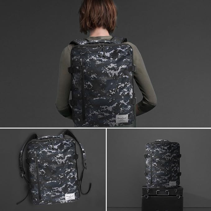 Underseat Carry-On Backpack Luggage Lightweight Casual Laptop Backpack 15.6-inch Travel Commute Gym Sport Daypack 21L, Digi Camo - Image 6