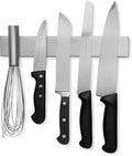 Modern Innovations 10 Inch Stainless Steel Magnetic Knife Bar with Multipurpose Use as Knife Holder, Knife Rack, Knife Strip, Kitchen Utensil Holder, Tool Holder, Art Supply Organizer, Home Organizer by ModernInnovations