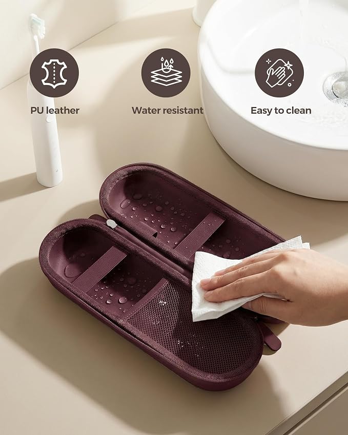 ProCase Electric Toothbrush Travel Case for Oral-B & Philips Sonicare -L | Hard Travel Case for Oral-B 1000/1500/5000/7000/9600 & iO 7/8/9, Philips Sonicare 4100/5100/5300, Fits Full-Size Brushes - Image 6