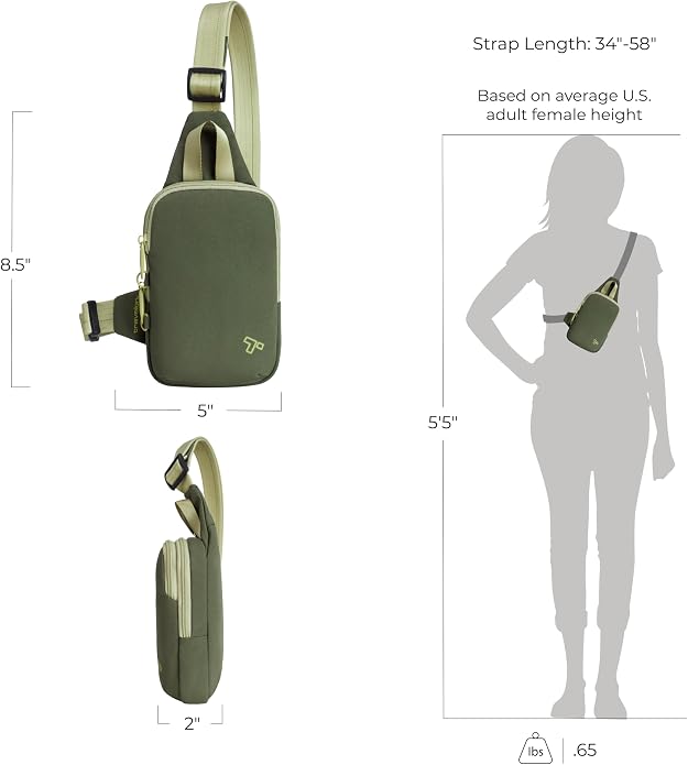 Travelon Anti-Theft The Voyages Compact Sling - Image 5