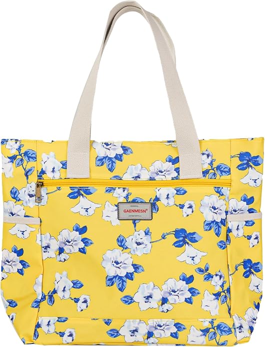 GAENMESN Women's Lightweight Waterproof Tote Bag Durable Designer Handbag with Zipper Travel Commute Everyday Use by GAENMESN