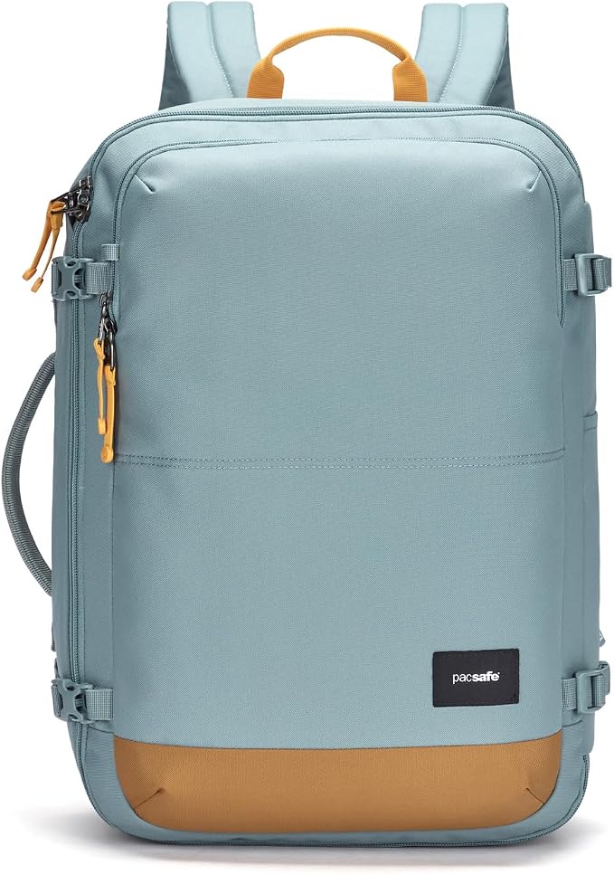 Pacsafe GO Anti Theft 34L Carry-on Backpack, Fresh Mint by Pacsafe