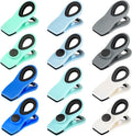Chip Clips, Magnetic Bag Clips with Air Tight Seal for Food Storage, 12 Pieces (Blue Ombre) by TACGEA