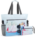 G4Free Beach Bag, Waterproof Sandproof Beach Tote Bag, Large Capacity Foldable for Women by G4Free