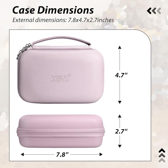 Portable Charger Case, Tech Pouch Travel Organizer, XL, Purple | Hard Shell Electronic Storage for MacBook Power Adapter, Magic Mouse, Charging Cords, Power Bank Laptop Accessories - Image 2