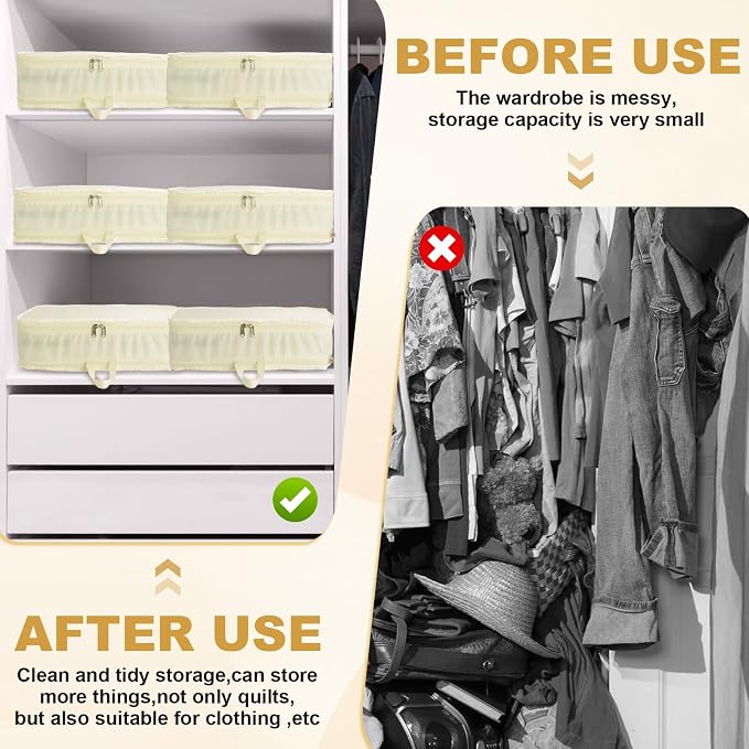 Packing Cubes for Travel Packing Organizers Compression Travel Cubes, Beige | Compression Packing Cubes Luggage Suitcase Organizer Bags Compression Bags for Travel Accessories - Image 7