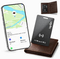 Wallet Tracker Card for Apple Find My App(iOS only),0.07in Ultra Slim | MFi Certified Smart Tracker,IP68 Waterproof,Supports Wireless charging,for Wallets,Passports,Luggage and Pets by Unknown