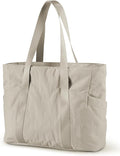 BAGSMART Tote Bag for Women, Tote Bag with Zipper Work Tote with Compartments Nurse Shoulder Hanbag for Travel, Gym by BAGSMART