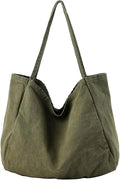 Canvas Tote Bag for Women Large Hobo Shoulder Bag for Work Travel Casual Message Bag Tote Purse handbags by YAVCOOL