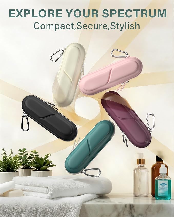 ProCase Toothbrush Travel Case for Oral-B/Oral-B Pro 1000 1500 5000 7000 7500 6000 9600/Philips Sonicare 4100 5100 1100 6100 5300 Oral-B iO Electric Toothbrush Portable Hard Container -Darkgreen - Image 8