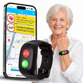 SOS Wristband for Seniors with Fall Detection — Alerts Go Direct to Family, No Call Center | One-Button Simplicity, GPS Tracking, Geofencing, 2-Way Calling, Waterproof Medical Alert by SecuLife%C2%AE