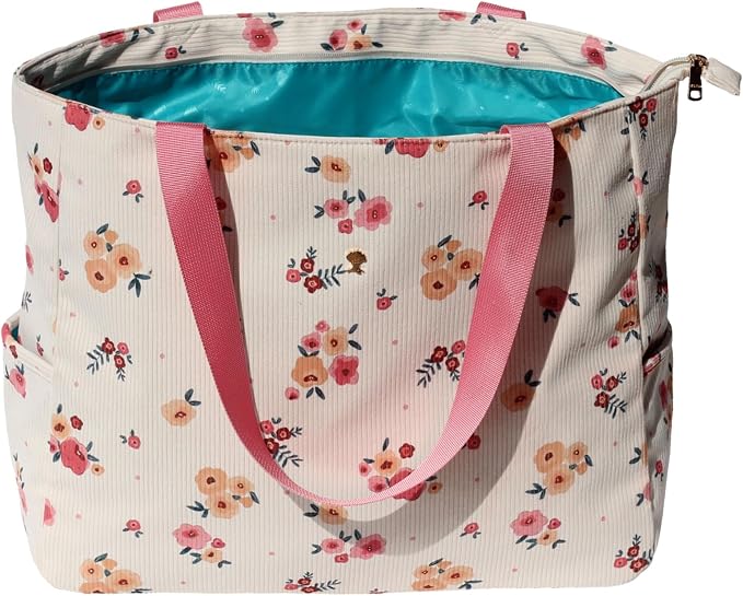 ESVAN LARGE BEACH BAG Water Resistant Lightweight 20 inch Women Oversize Tote Bag for Gym Beach Travel Pool Yoga Nurse by ESVAN