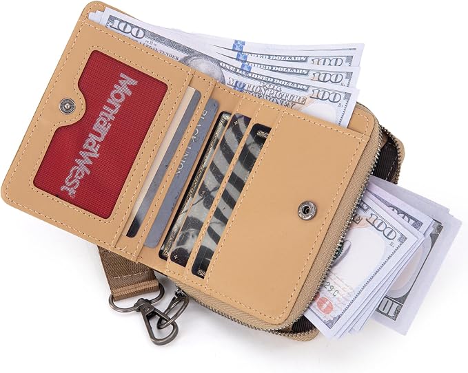 Montana West Small Wallet for Women with a Detachable Wristlet Women's Wallet with Rfid Blocking Lining Minimalist Lightweight & Easy to Carry - Image 4