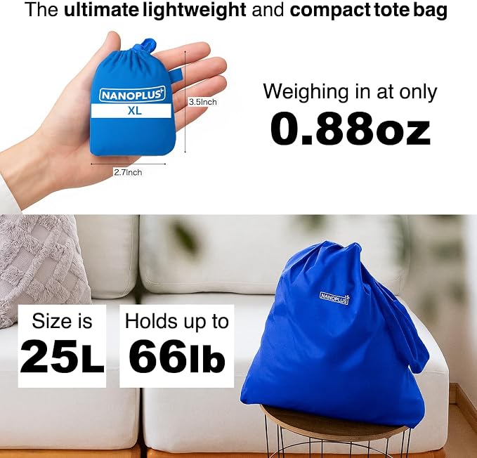 Compact Reusable Grocery Tote Bag – Lightweight, Foldable & Packable Shopping Bag for Travel - Image 4