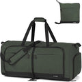 Lekesky Foldable Travel Duffel Bag for Women, 80L Large Duffle Bag with Separate Shoes Compartments & Straps, Carry On Weekend Bag for Women, Hospital, Overnight(Green) by LEKESKY
