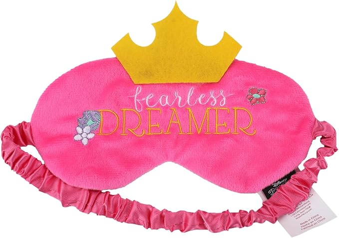 Disney Princess 3-Piece Neck Pillow Travel Set With Eye Mask & Luggage Tag - Image 6