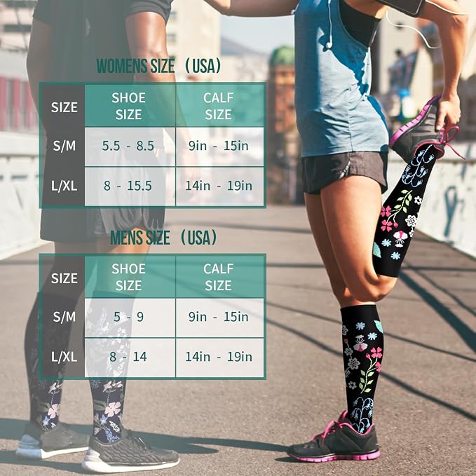 3 Pack Medical Compression Sock-Compression Sock For Women and Men Circulation -Best for Running,Nursing,Athletic Sports - Image 6