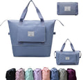 Large Capacity Foldable Travel Bag, Expandable lightweight Carry on Bag, Dry with Wet Separation Spor Duffel Bags (Blue) by Unknown