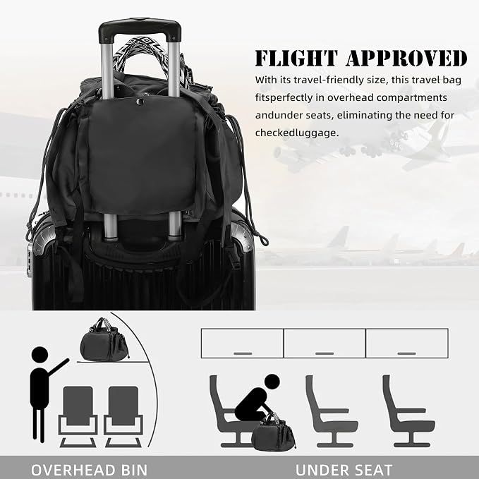 Large Capacity Portable Backpack Tote Bag For Car Travel, Lightweight Foldable Nylon Shopping Bag with 15 Pockets - Image 6
