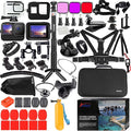 Accessories Kit for Gopro Hero 13 12 11 10 9 Black Waterproof Housing Silicone Case Glass Screen Protector Bundle for Go pro Gopro13 Gopro12 Gopro11 Gopro10 Hero13 Hero12 Hero11 Hero10 Camera 62E by Husiway