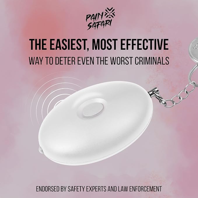 Personal Alarm Keychain, 125dB Safety Siren for Women - Image 2