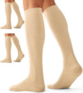 Compression Socks for Women and Men(3 Pairs)15-20mmHg - Best Circulation Support Socks by Bluemaple