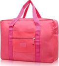 INVODA Travel Bag for Women Foldable Carry on Duffel Bag Waterproof Tote Weekender Luggage Bag (Red) by INVODA