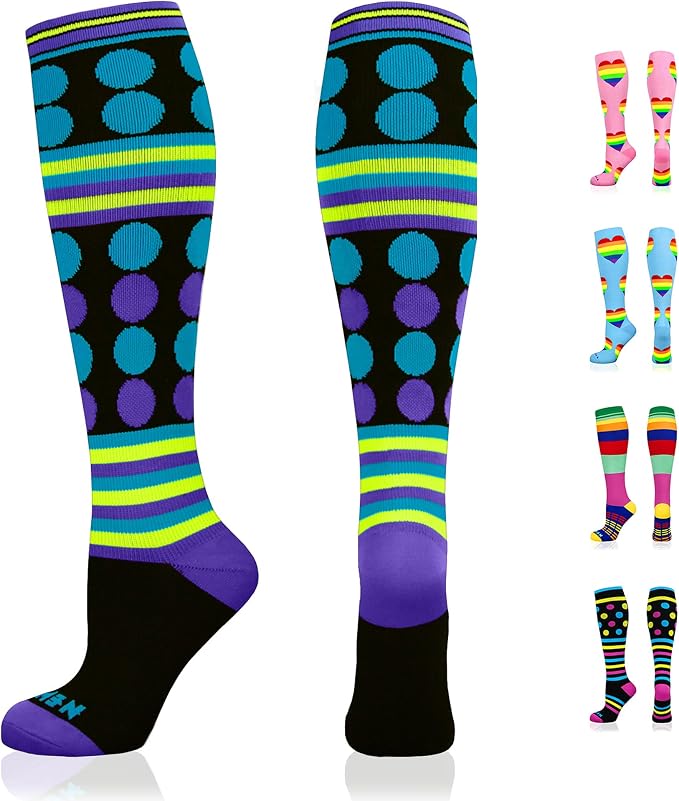 NEWZILL Medical Compression Socks for Women & Men Circulation 20-30 mmHg, Best Support for Running Athletic Cycling Nursing Travel Work and Fitness by NEWZILL