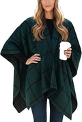 Shawl Wraps for Women Reversible Open Front Ruana Poncho Soft Cozy Cardigan for Fall and Winter by Unknown