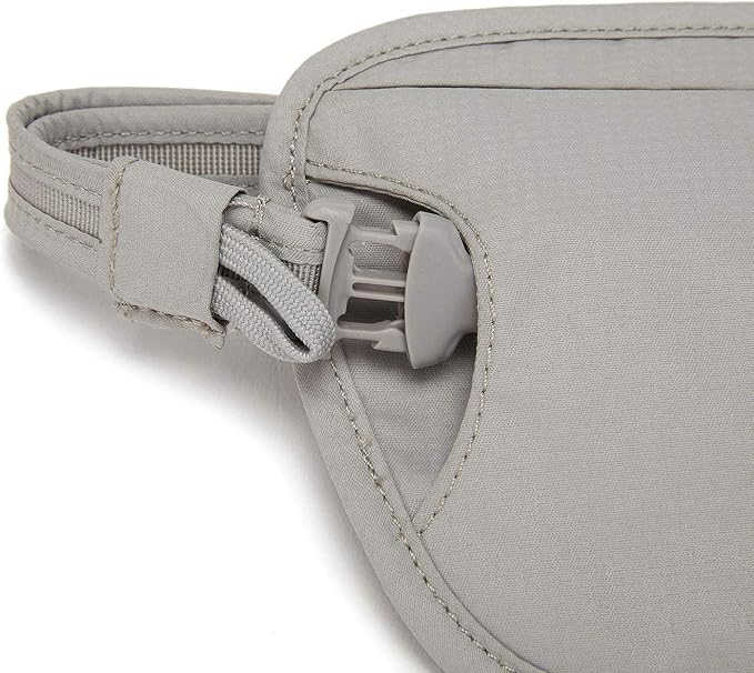 Pacsafe Coversafe X100 Anti-Theft RFID Blocking Waist Wallet, Neutral Grey - Image 9