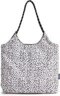 BAGSMART Tote Bag for Women, Travel Tote Beach Bag with Zipper for Gym by BAGSMART