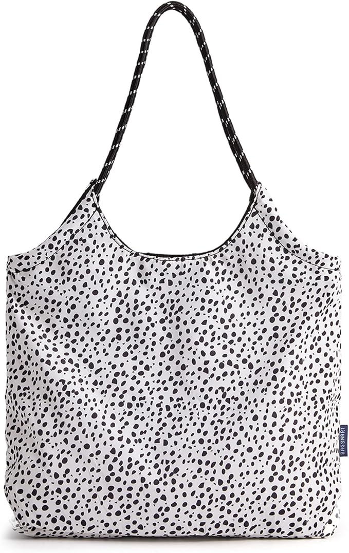 BAGSMART Tote Bag for Women, Travel Tote Beach Bag with Zipper for Gym by BAGSMART