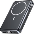 Magnetic Portable Charger 10000mAh, 20W Power Bank with Built in Cable | 20W Fast Charging for Magsafe Battery Pack with LED Display, Travel Essential for iPhone 17/16/15/14/13/12 Pro/Pro Max-Black by Unknown