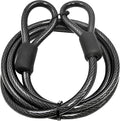 Lumintrail 12mm (1/2 inch) Heavy-Duty Security Cable, Vinyl Coated Braided Steel with Sealed Looped Ends (4', 7', 10', 15', 20', 25' or 30') (20-FT) by Lumintrail