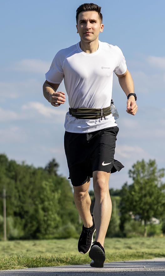Fitgriff® Running Belt for Men & Women - Secure Jogging Pouch for Phone, Keys & Essentials - For All Cell Phones - Image 3