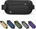 Black Hidden Money Belt for Travel for Men, Waist Wallet Anti Theft, RFID Passport Holder For Travel Men Or Women, Money Pouch, RFID Passport Holder(Black1) by Unknown