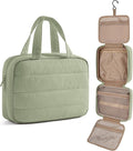 Travel Toiletry Bag - Hanging Makeup Organizer for Women & Men | Portable Hanging Organizer for Travel-Sized Shampoo, Full-Sized Toiletries, Brushes Set, Makeup Accessories, Forest Green by LIGHTFLIGHT